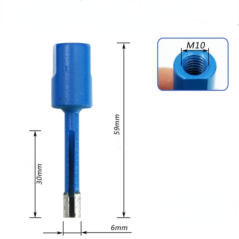 

Diamond Hole Saw Drill Bit Set for Concrete Tiles Glassd Cutter Saw Blue Wall Drill Bit M10 Angle Grinder 6-75mm