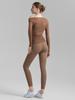 Autumn Yoga Set: Women's High-End Lycra Mesh Two-Piece with No-Show Seams
