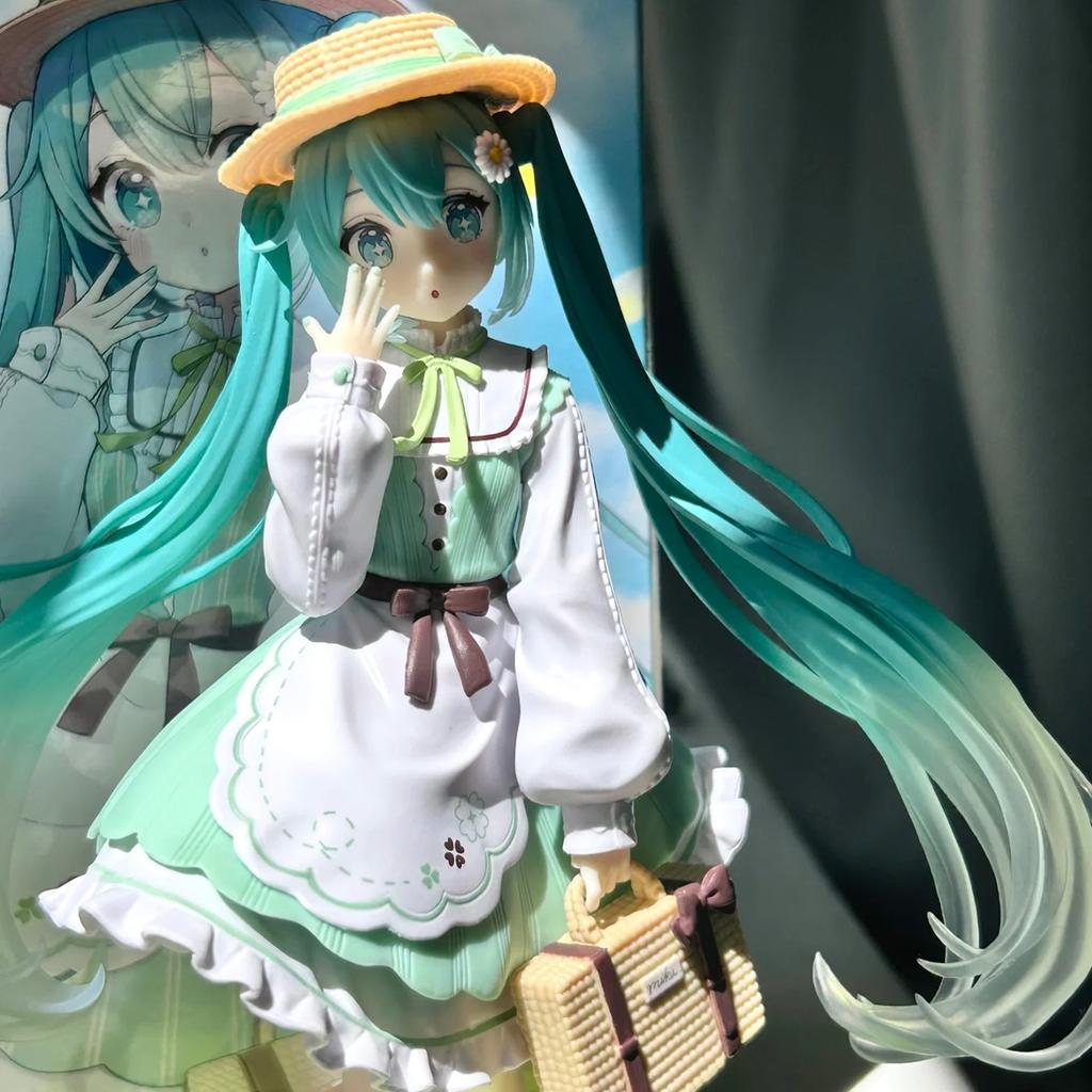 20cm taito fashion hatsune miku country anime figure toys action statuette pvc model collection doll birthday present
