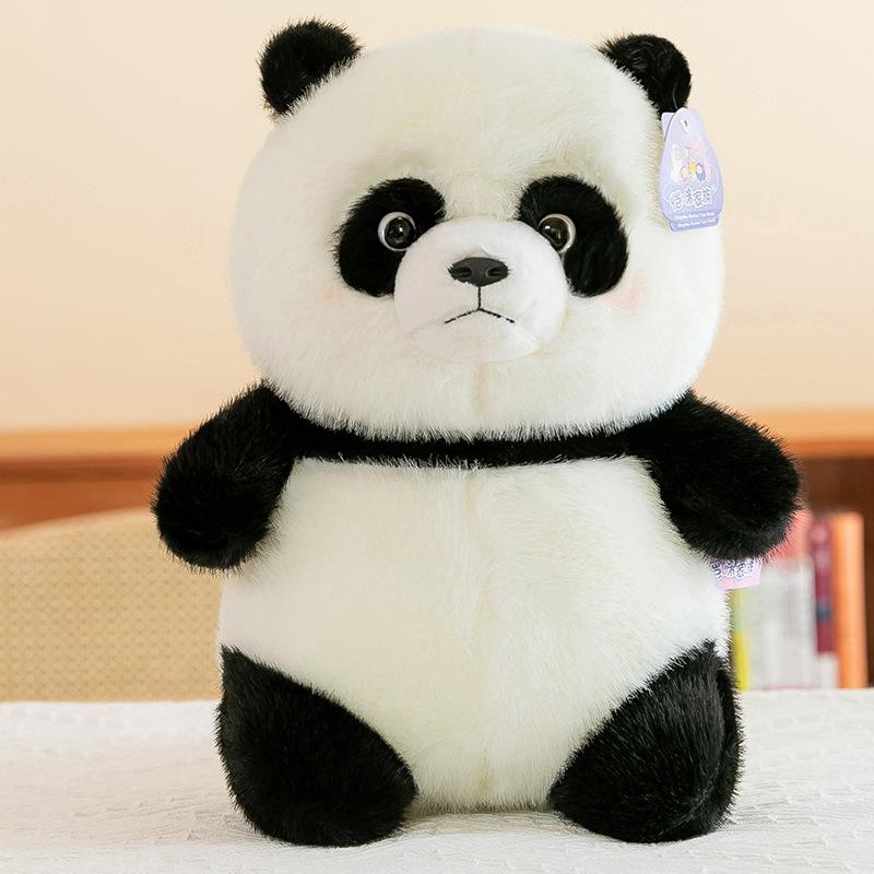 Cute Bubble Panda Doll Plush Toy Girl Bed Sleeping Doll Warm Heart To Accompany Girlfriend Birthday Gift