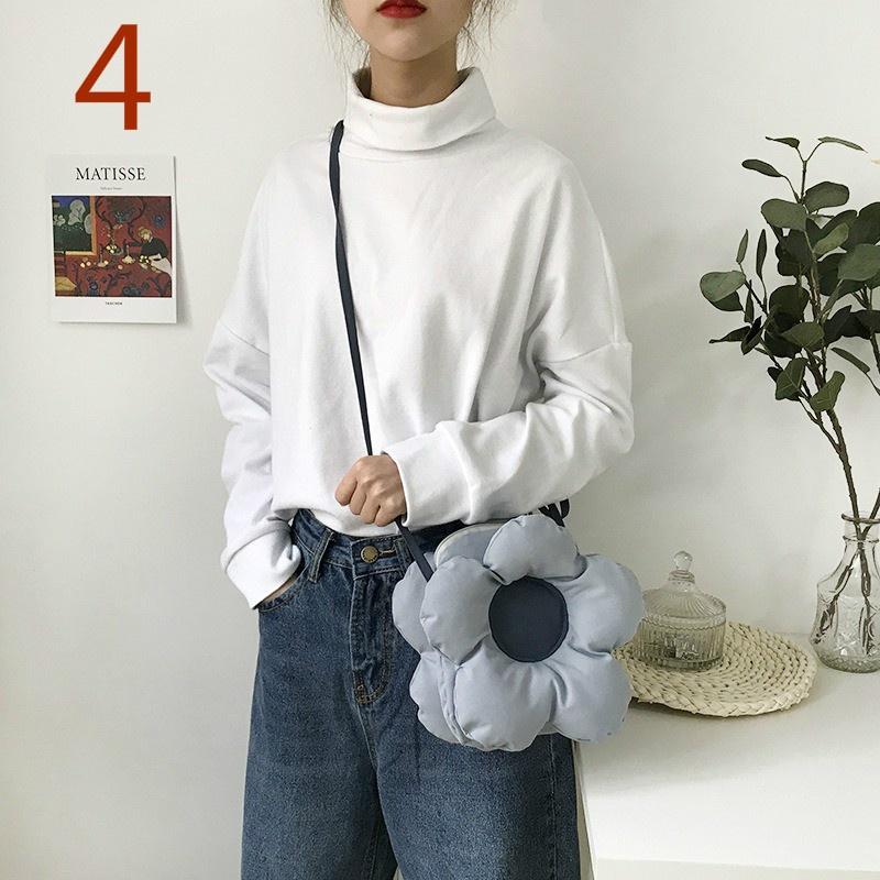 Macarone Cute Small Flower Bag Women's Bag Messenger Bag Simple Casual Style