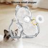 Cat Hair Capsule Cat Transparent Vase Fridge Whisker Holder Magnet Cat Hair