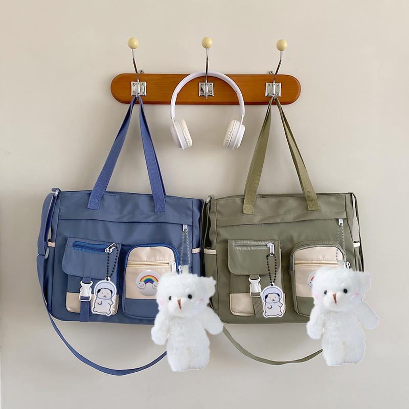 

модные сумки Oxford Thickening Crossbody для подростков, женские сумки, наплечные сумки Harajuku, мужские сумки-мессенджеры, школьные сумки для студентов, Bolso