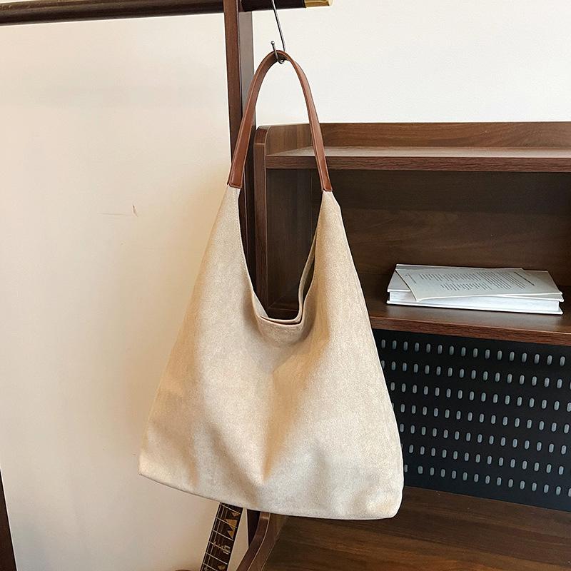 Retro matte simple texture 2025 new handbag bag women's large-capacity mother and child bag high-end casual