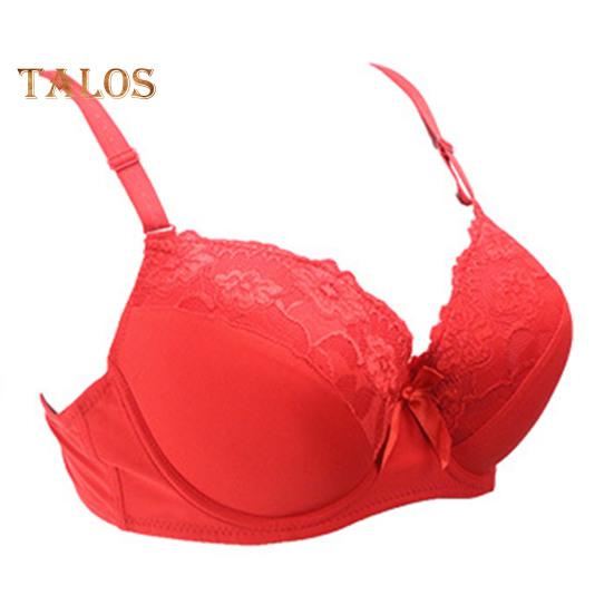 Women's Plus Size Push Up Bra Sexy Floral Lace Full Coverage Underwired Bra Padded Supportive Everyday Bra for Heavy Breast