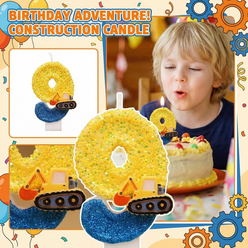 Fashion Cartoon Creative Birthday Candles Party Digital Candles