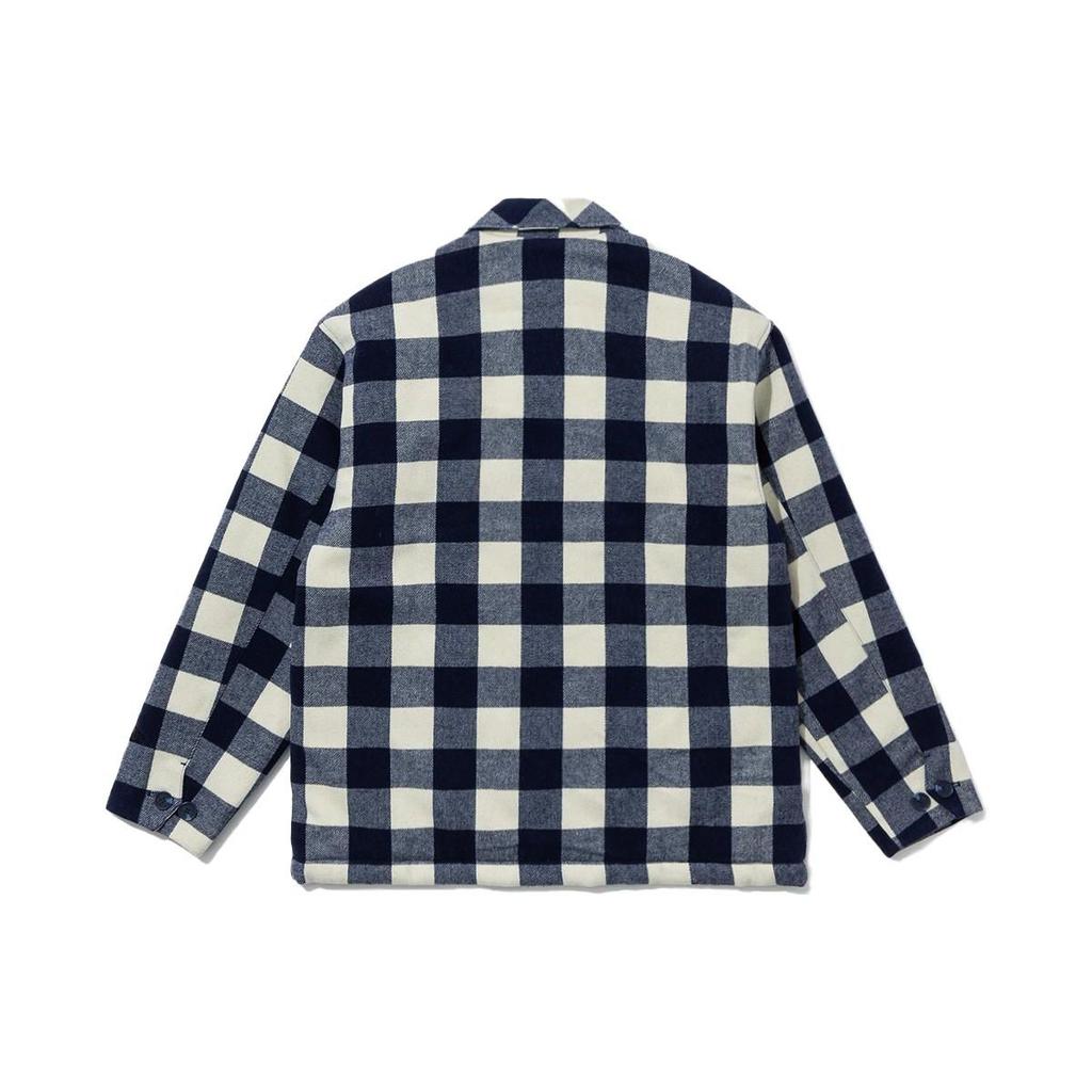New Era Plaid Loose Fit Lapel Drop Shoulder Single Breasted Jacket Unisex Jacket 13781087
