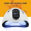 SUN X10 Max 280W LED lampa Sušič nechtov 66LED UV Ľadová lampa na sušenie gél Polish Timer Auto Senzor Manikúra Nástroje
