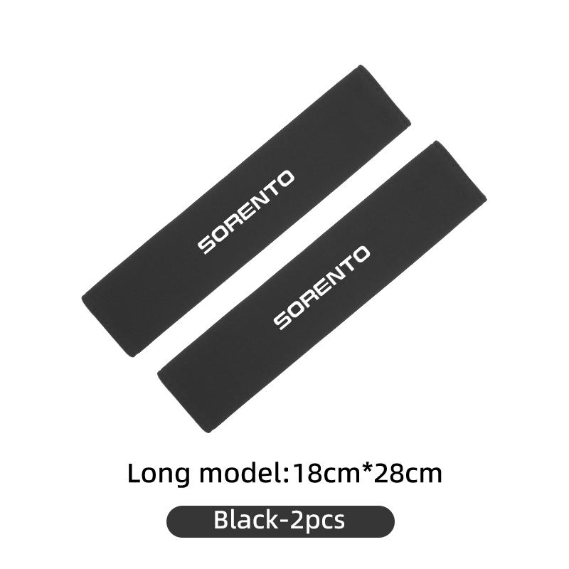 For KIA Suede Car Seat Safety Belt Shoulder Covers Belt Protective Pad Accessories Cerato Proceed Venga Sedona Forte StonicAD9