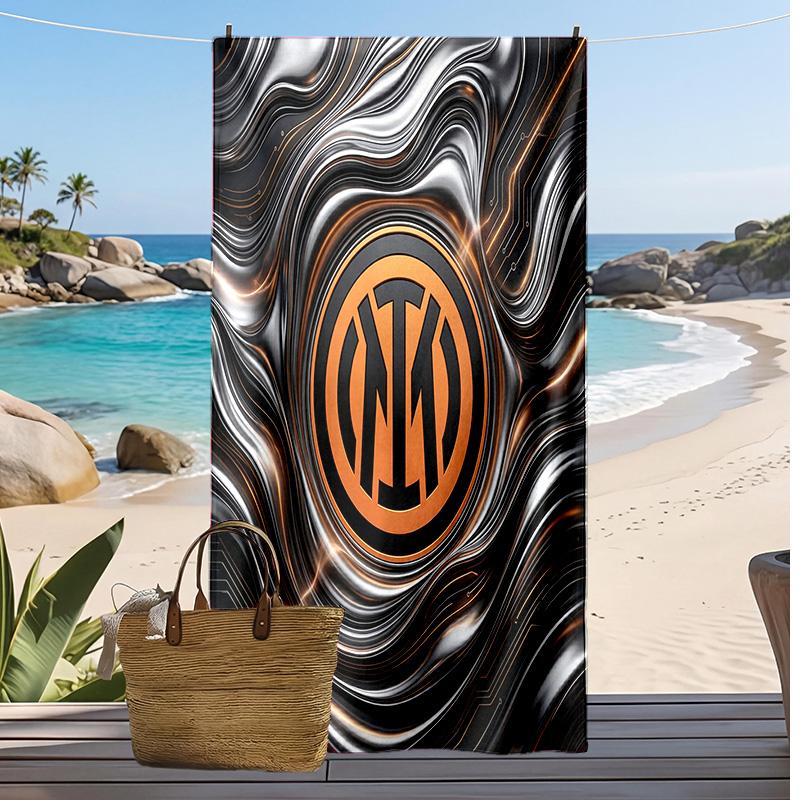 Borussia Dortmund Printed Beach Towel Quick Dry Soft TowelPortable Large Rectangular Beach Blanket for Travel Swimming Pool