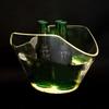 Illuminated Ice Buckets Transparent Beverage Tub with Glowing LED Champagne Container Beverages Chiller for Parties