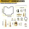 For 1999-2009 Yamaha V-Star 1100 XVS1100 Carburetor Rebuild Kit Oring Heater New