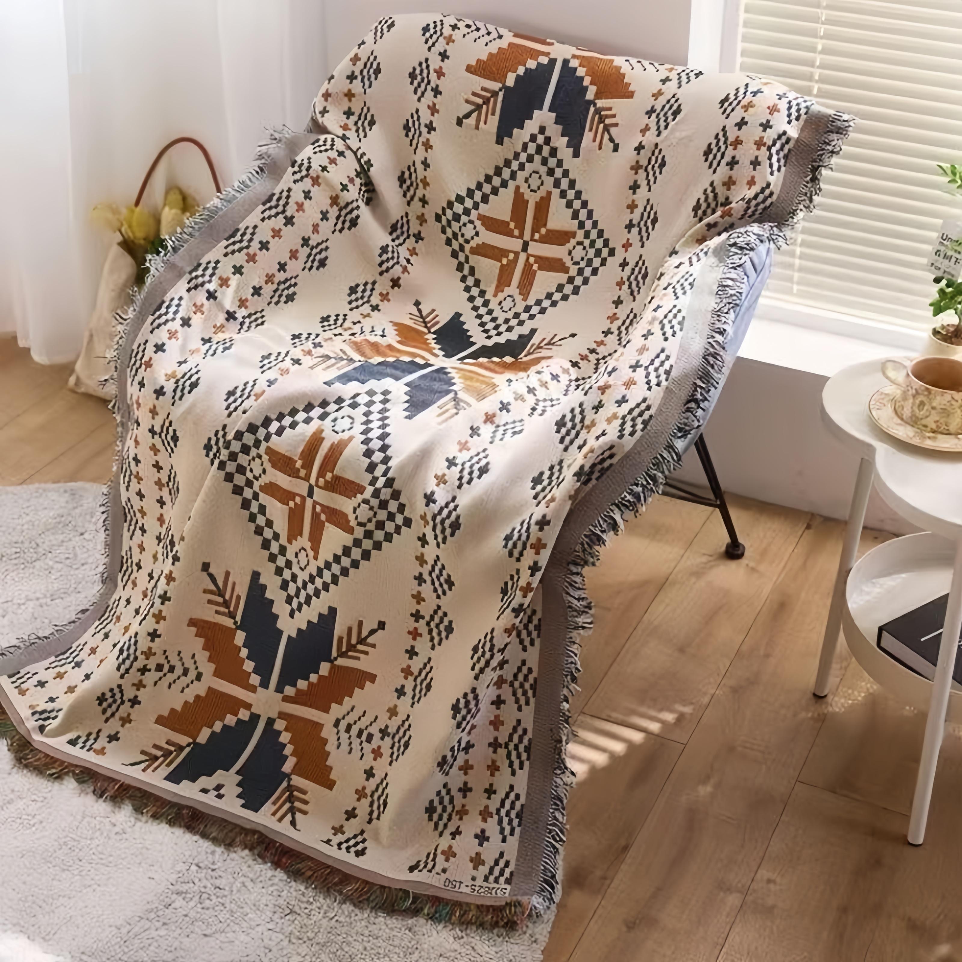 

French Romantic Sofa Cover 90x180cm Throw Blanket Dustproof Couch Cover Single Seat Sofa Towel Decorative Cover