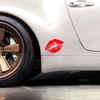 Car Stickers Kiss Lips Truck Window Door Laptop Vinyl Decals Windshield Motorcycle Waterproof Cute Decoration Car Accessories