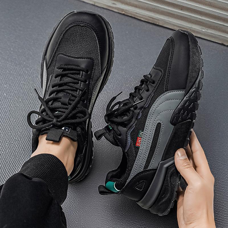 New Men'S Spring Fashion Trend Sports Shoes Anti Slip And Wear-Resistant Casual Shoes Daily Commuting And Leisure Shoes