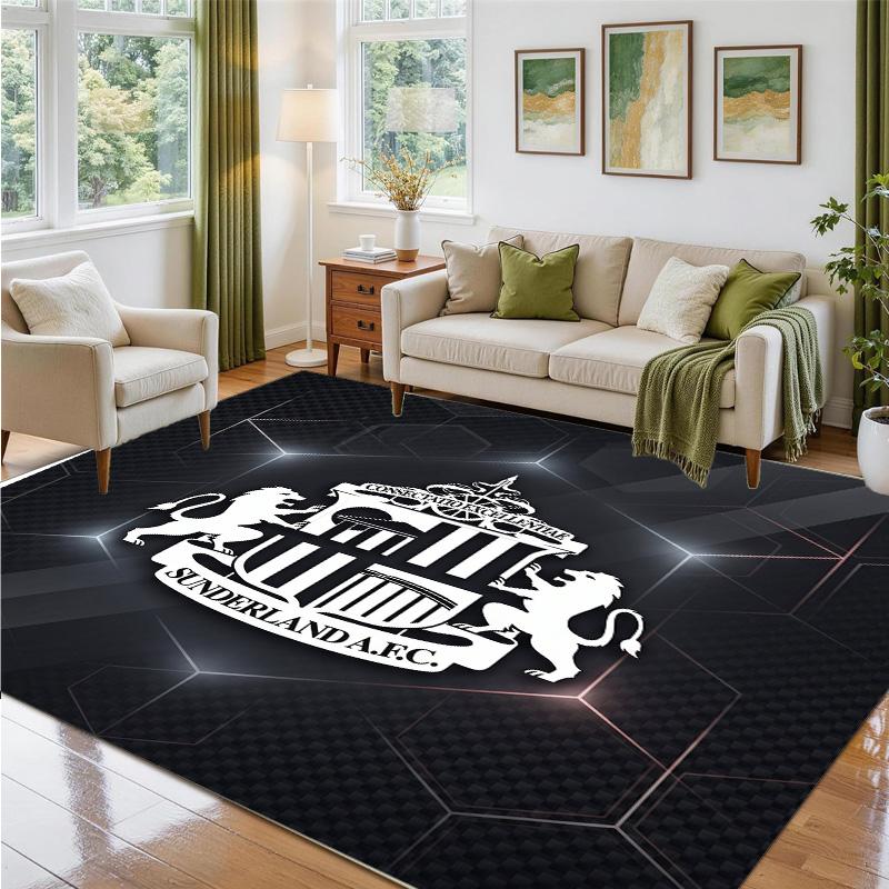 Sunderland Design Crystal Velvet Rug Soft Decorative Mat for Bedroom Entrance