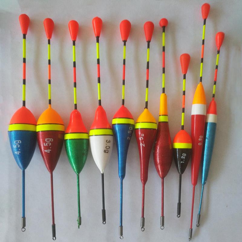 1/10 szt. Zestaw spławików wędkarskich Boja Spławik Świetlny Spławiki Pływające Różne Rozmiary Kolory Boja Spławikowa Do Akcesoriów Wędkarskich