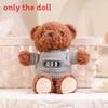 License Plate Cute Pattern Knitted Sweater Teddy Bear Toy Plush