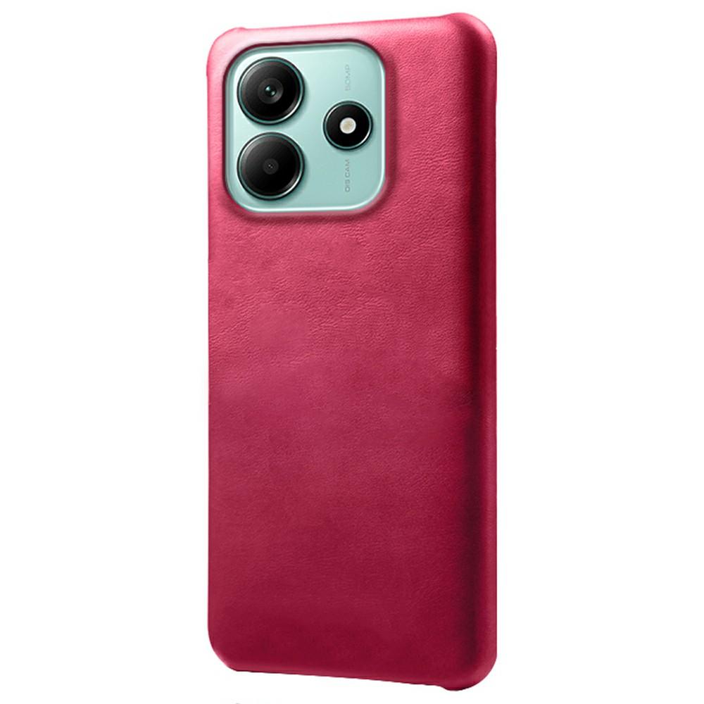 For Xiaomi Redmi Note 14 5G Case Calf Texture PU Leather Hard PC Protective Phone Cover