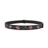 Ladies' Fashionable and Elegant Embroidered Sweet Rose Belt, Exquisite Ladies' Embroidered Belt, Women's Belt