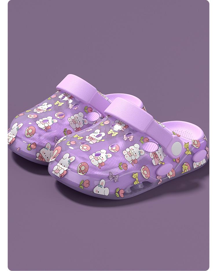 2026 Summer Baotou Kids' Sandals: Boys & Girls Hole Shoes for Beach