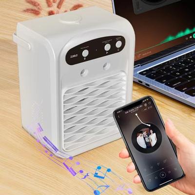 Przenośna klimatyzacja z dużym zbiornikiem na wodę, akumulatorem i cichą pracą, przenośna jednostka klimatyzacyjna z głośnikiem kompatybilnym z Bluetooth