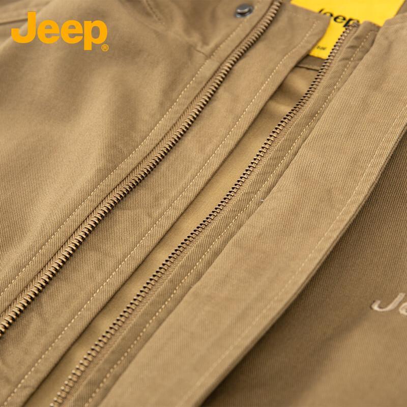 Jeep Men's Stand Collar Workwear Jacket