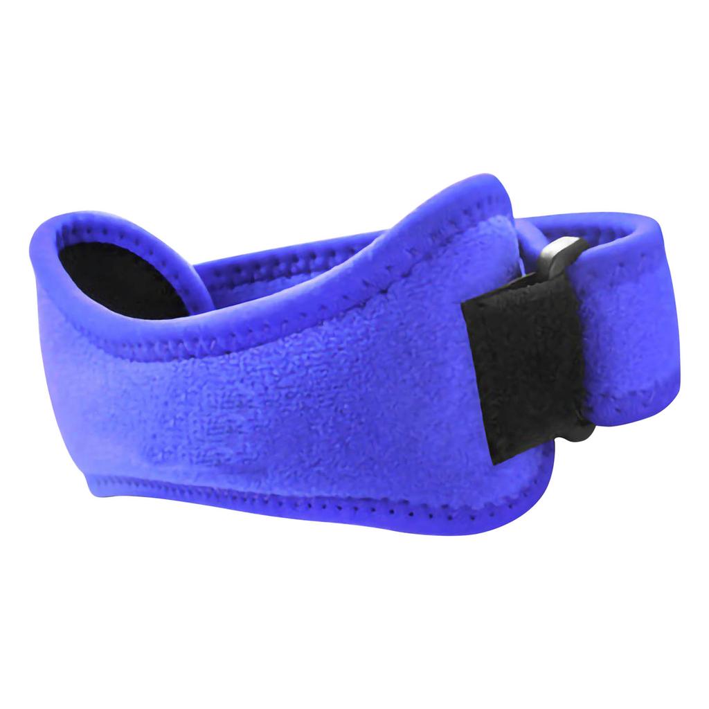 Petalla Knee Strap Split Shock Absorption Pressurized Adjustable Size Patellar Tendon Support Band Blue