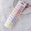 1Set Cute Candy Colors Dripping Hairpins BB Clip Girls Children Hair Clip Pin Barrette Accessories Women Kids Hairgrip Headdress