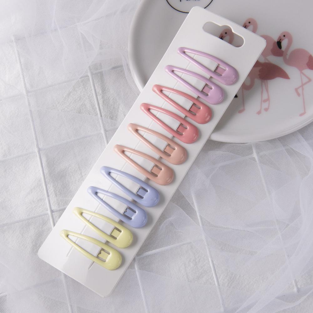 1Set Cute Candy Colors Dripping Hairpins BB Clip Girls Children Hair Clip Pin Barrette Accessories Women Kids Hairgrip Headdress