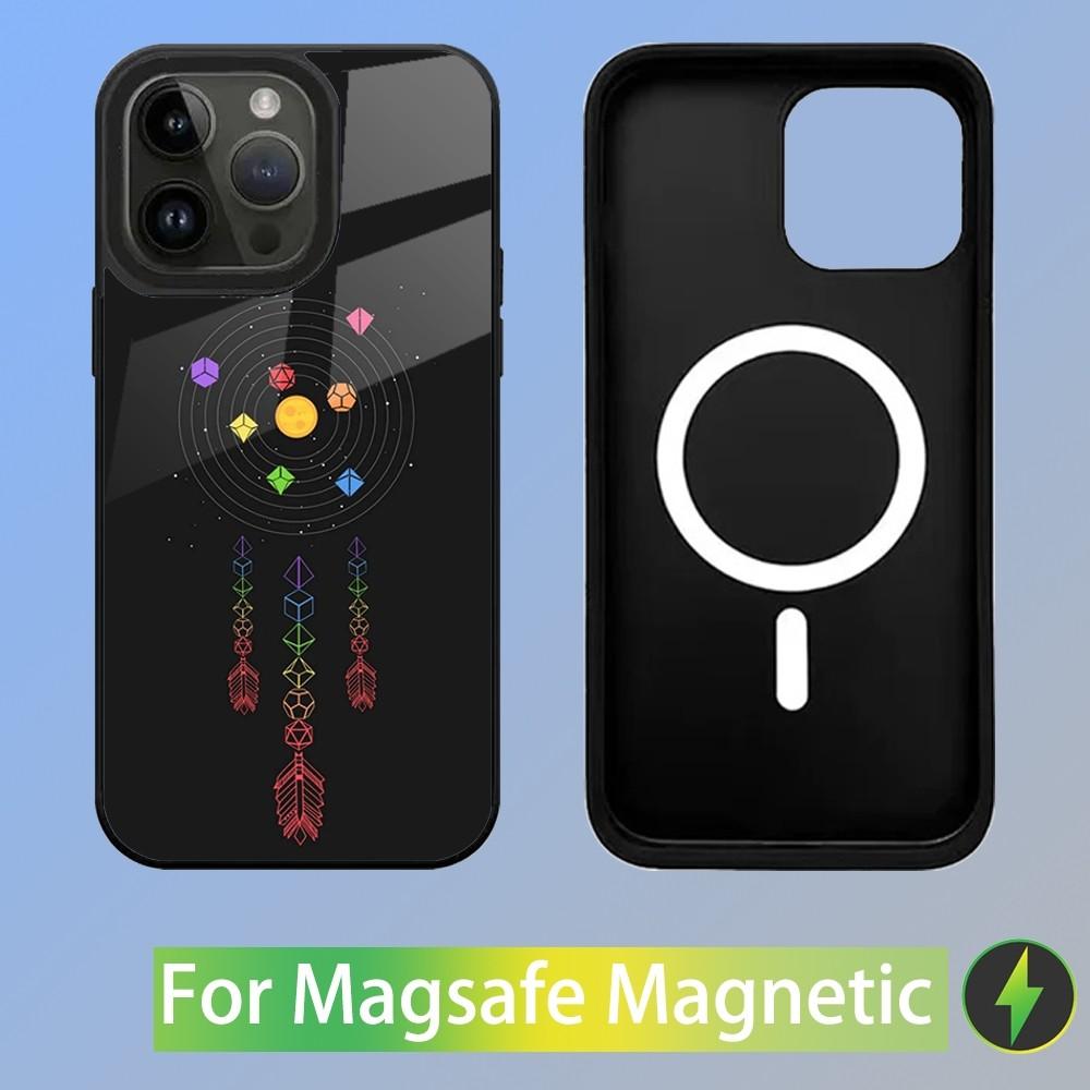 Game D-Dungeons D-Dragons D-DND Phone Case For iPhone 16,15,14,13,12,11,Plus,Pro,Max Mini Magsafe Magnetic Wireless Charging