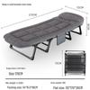 Portable Single Folding Nap Cot and Recliner for Office or Home Use