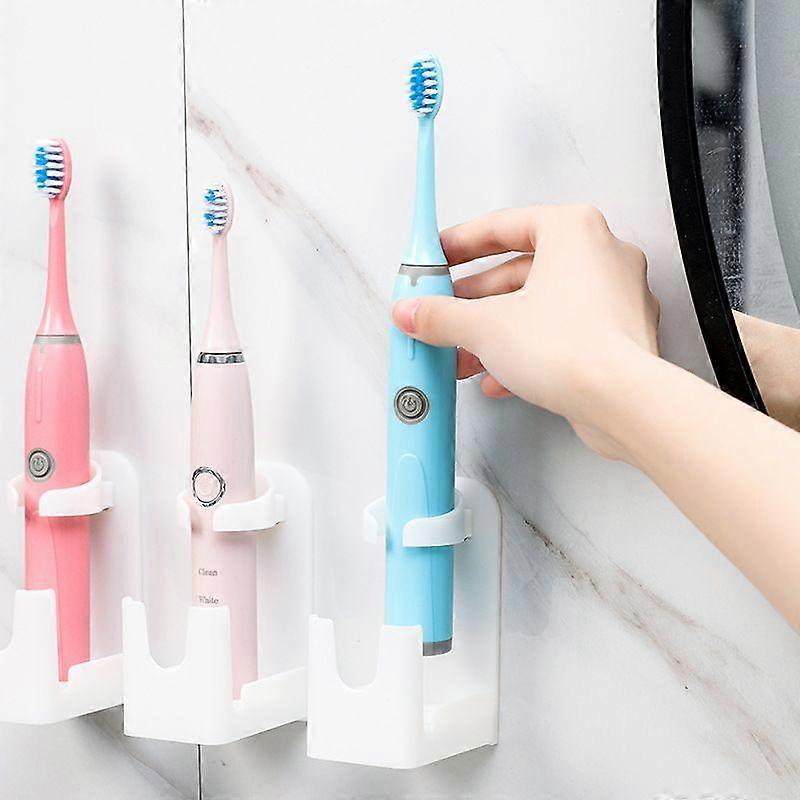 Punch-free Electric Toothbrush Holder Wall Bathroom Organizer Shelves Brush Holder Bathroom Accessories Organization Storage Betterlifefg