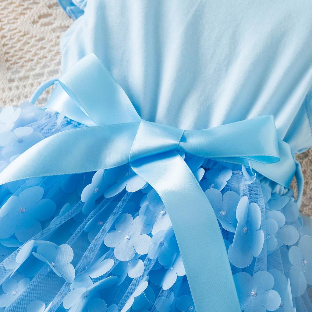 Girls Fashion Princess Dress Mesh Birthday Weekend Dresses Dresses
