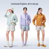 Camel Unisex Outdoor Sun Protection & Water-Repellent Hooded Jacket