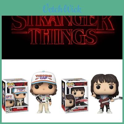 Pop 1240 Dustin 1250 Eddie Stranger Things Vinyl Model Collectible Doll Ornament