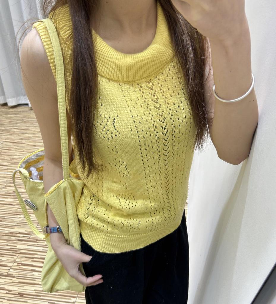 Versatile Solid Color Women's Knitted Sleeveless Tank Top - Summer Edition