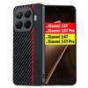 Shockproof Funda for Xiaomi 14T 15T Pro / Mi 15T 14T Pro Case Luxury Fiber Texture PU Leather Protection Cover Capa