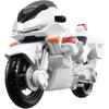 Takara Tomy Tomica Job Labor Police Unite Vehicle White Motorcycle Toy for Ages 3 and Up