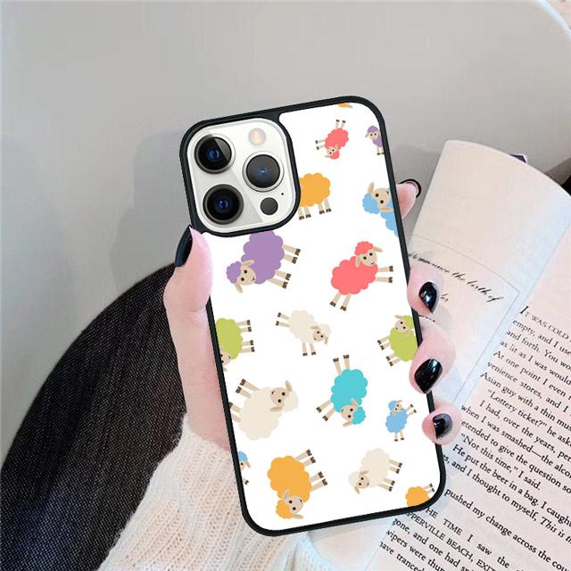 

Colorful Sheep Coque Shell For iPhone 17 Air 15 16e 14 13 12 Pro Max 11 Pro Max Plus Phone Case Cover iPhone 15pro max