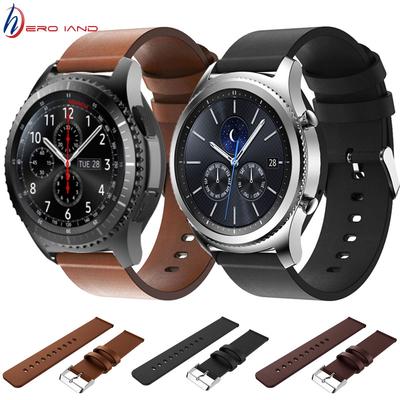 Genuine Leather Band For Samsung Gear S3 Frontier/Classic Smart Watch Replacement Bracelet Strap Watchband For Galaxy Watch 46mm
