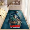 Movie Poster Area Rug, Leon The Professional Natalie Portman Jean Reno Print, Film Fan Living Room Decor, Non-Slip Mat