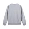 Li Ning Sweatshirts Men's Heather Gray Geologic Gray Mixed Color Crew Neck Moderate AWDVJ29-2