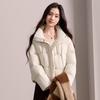 Sancai Women's 90% Duck Down Short Puffer Jacket