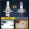 AUTOXBERT H4 HS1 LED Motorradscheinwerferlampe, Ausgestattet mit hochhellen 3570SMD-Chips, 6000K