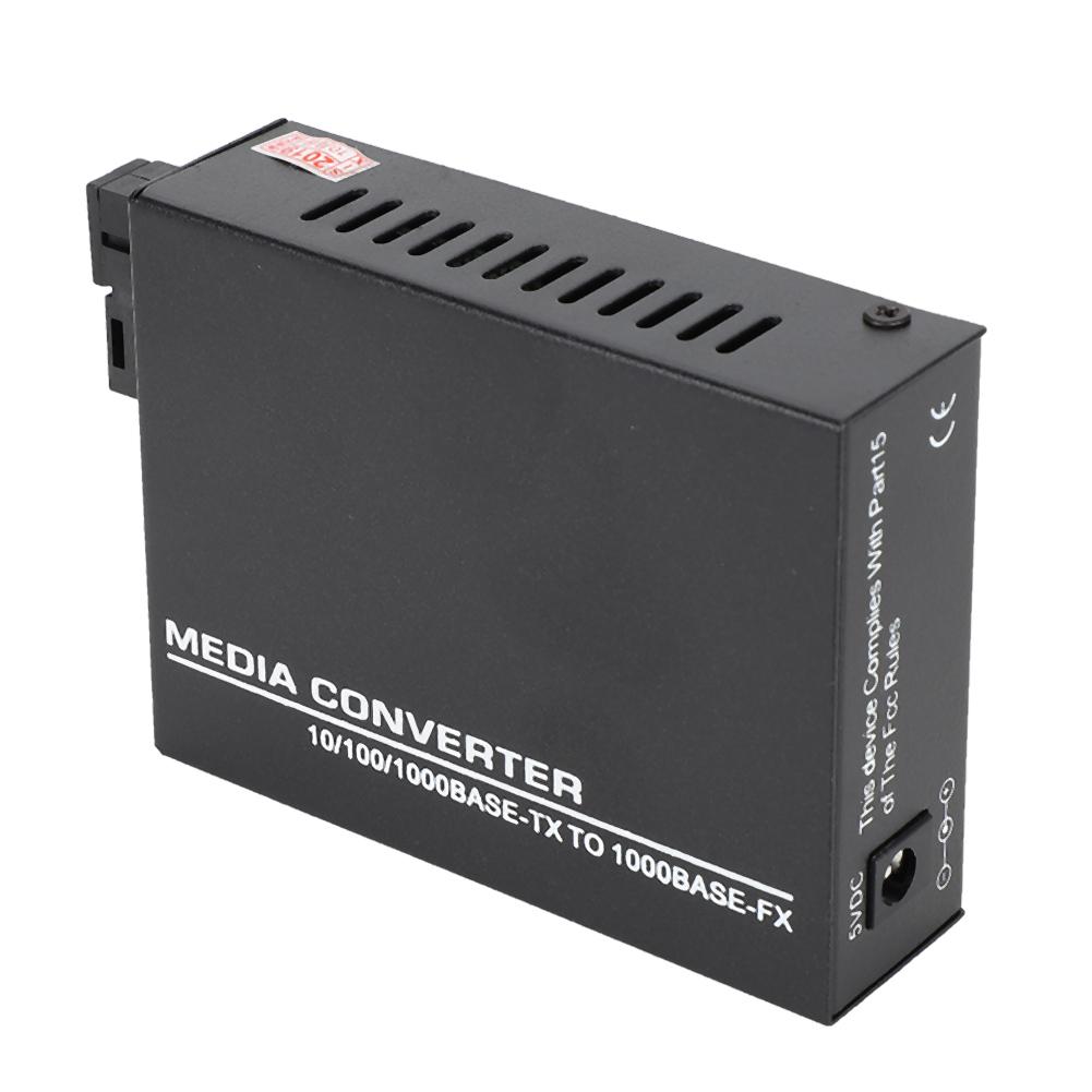 1000Mbps Ethernet Fiber Optic Media Transceiver Single Mode Converter