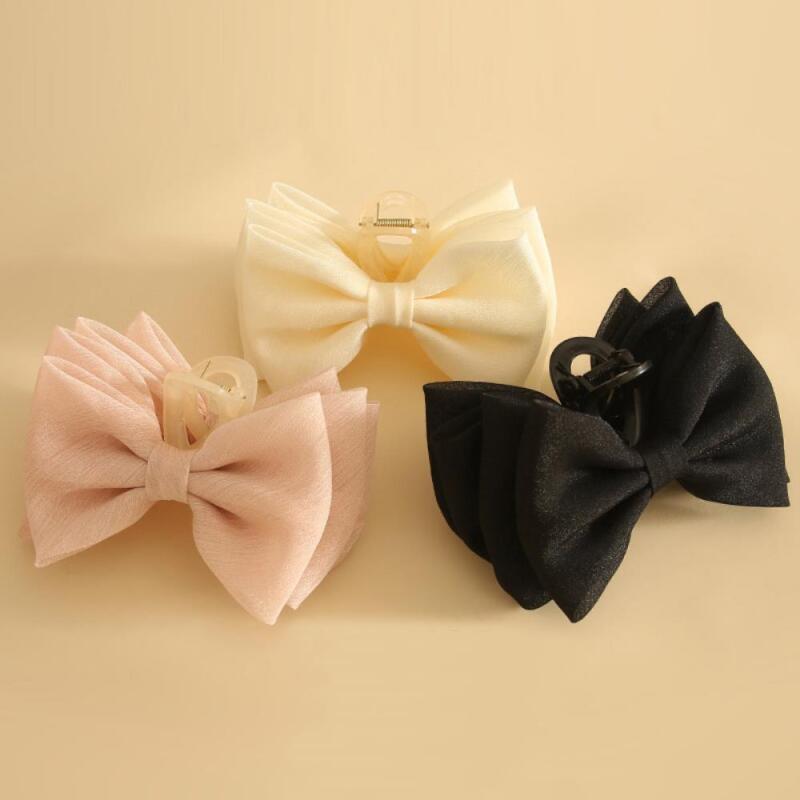 Women s classic innocent 3-color hairpin clip A31621_Black