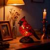 Resin Red Bird Night Light Ornament