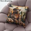 Western Cowboy Animal Throw Pillow Covers Pattern Cushion Cover Suitable for Sofa Bedroom Car Pillow Cover