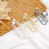 Unique Fashion Hair Accessories Ladies Geometric Metal Korean Hair Claw Clip
